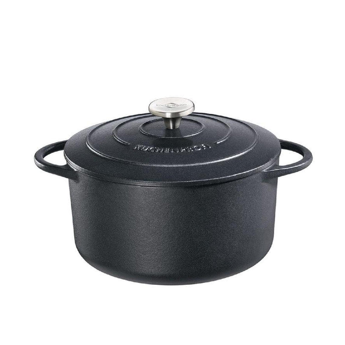 Bratentopf rund 24cm schwarz