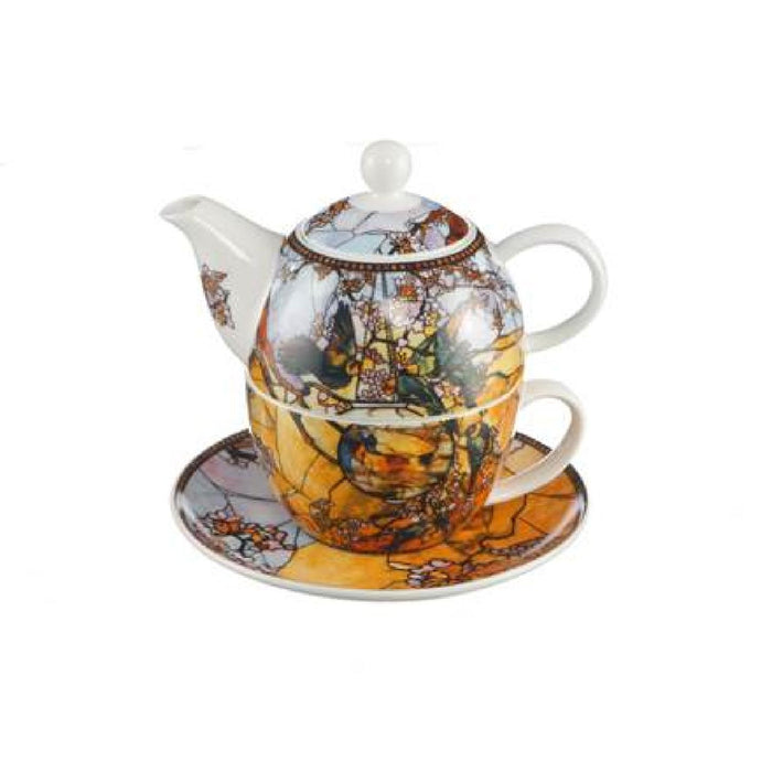 Goebel Louis Comfort Tiffany  - Sittiche - Tea for One