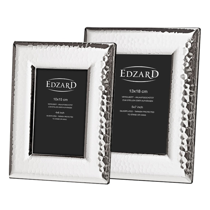 EDZARD Fotorahmen Positano gehämmert 13x18 cm