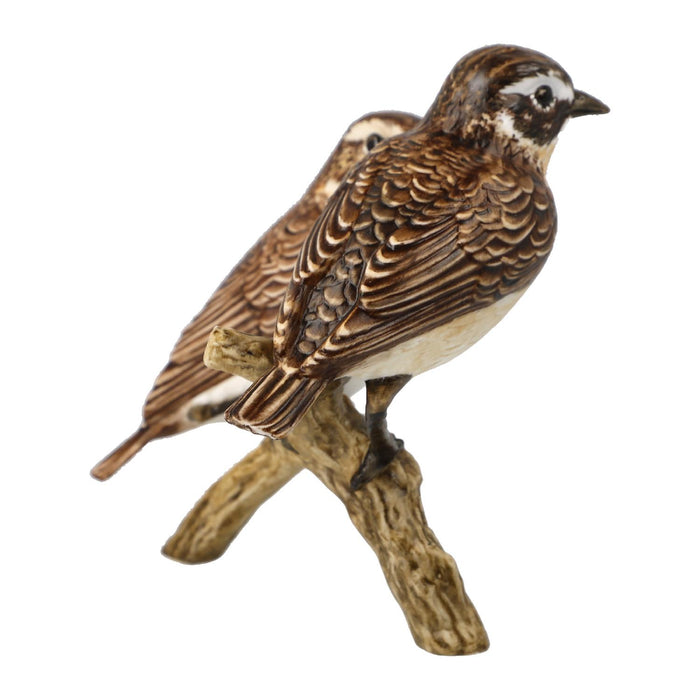 Goebel Coll. Vögel Vogel des Jahres 2023 Braunkehlchenpaar - Figur
