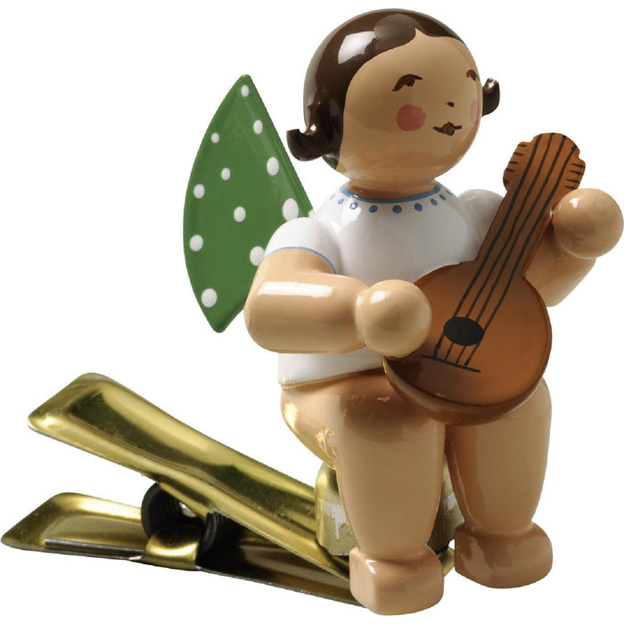 Wendt & Kühn Engel mit Mandoline, auf Klemme