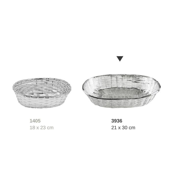 EDZARD Korb Kordelrand Basket 21x30 cm