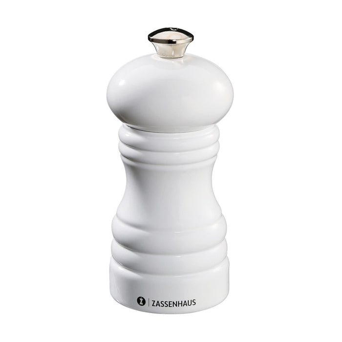 Zassenhaus Pfeffermühle BERLIN 12 cm weiß glänzend