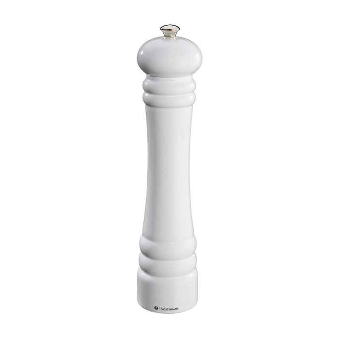 Zassenhaus Pfeffermühle BERLIN 30 cm weiß glänzend