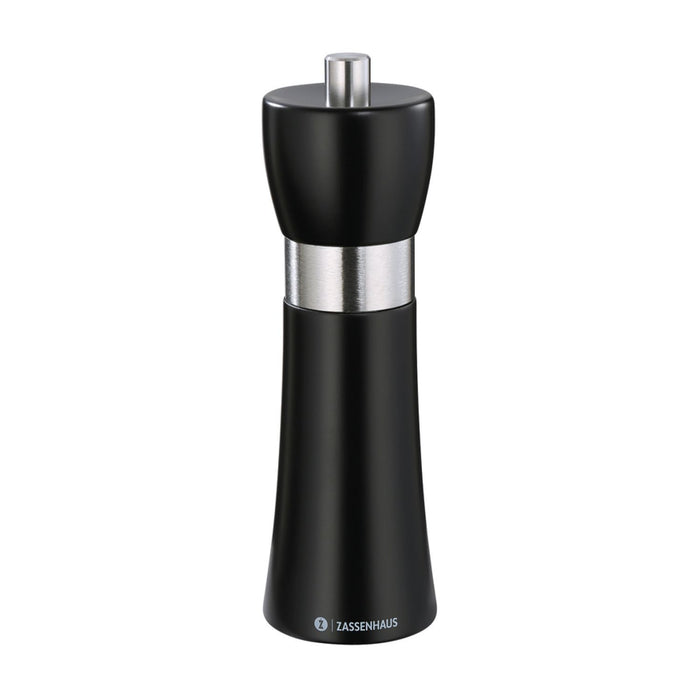 Zassenhaus Pfeffermühle HAMBURG 18 cm schwarz matt