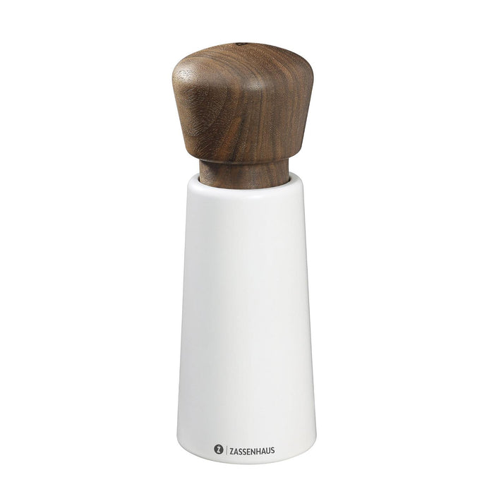 Zassenhaus Pfeffermühle NORDERNEY 18 cm weiß/Nussbaum