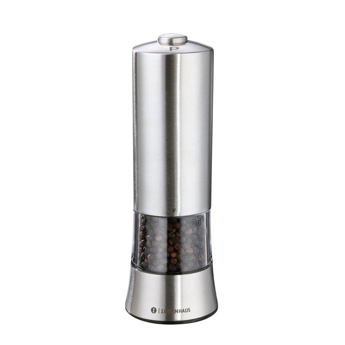 Zassenhaus Pfeffermühle GERA elektrisch 18 cm Edelstahl