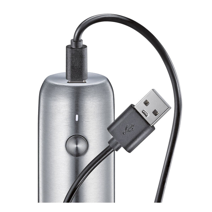 Zassenhaus Pfeffermühle KÖLN USB elektrisch 14 cm Edelstahl