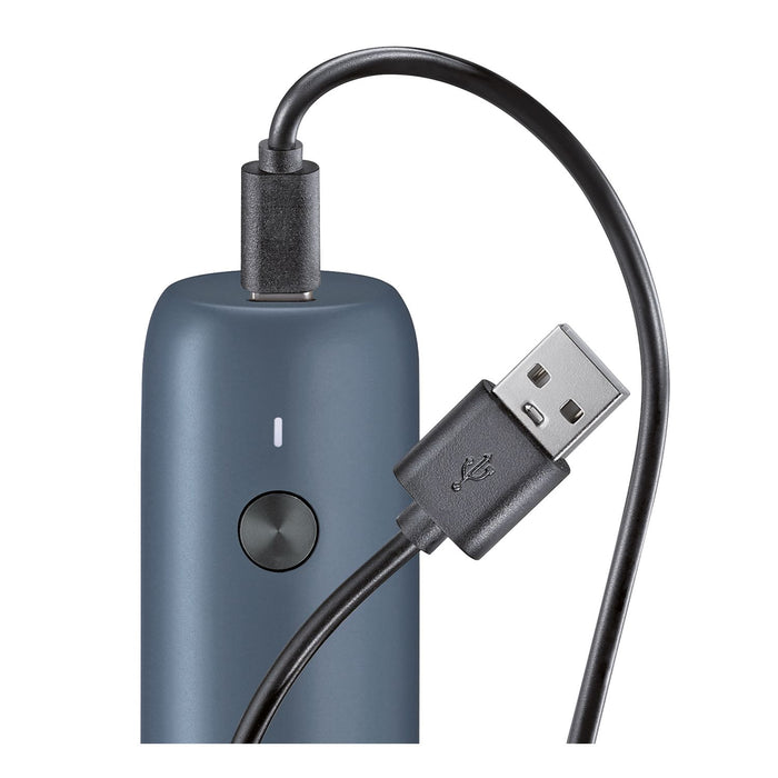 ZASSENHAUS Pfeffermühle KÖLN USB elektrisch 14 cm blau