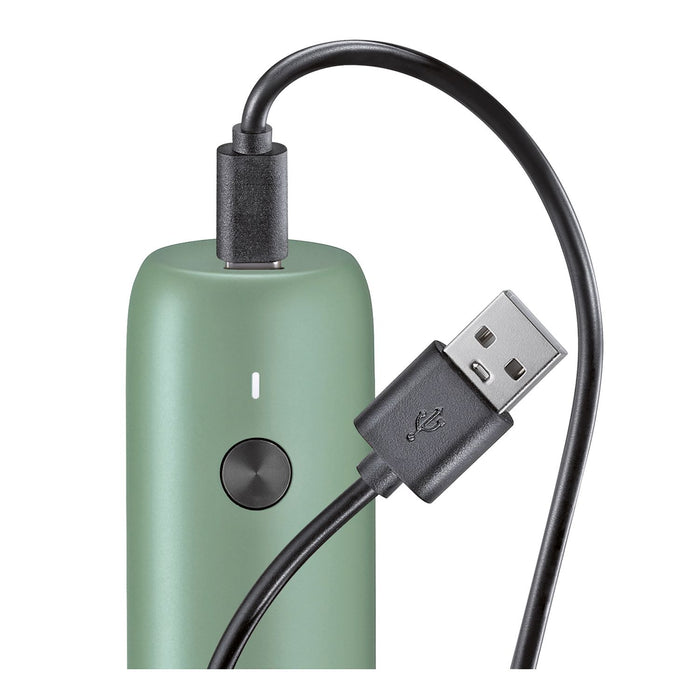 ZASSENHAUS Pfeffermühle KÖLN USB elektrisch 14 cm grün