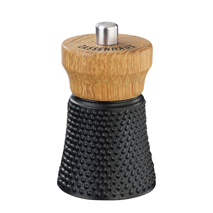Zassenhaus Pfeffermühle WORKER 10 cm Gusseisen/Eiche