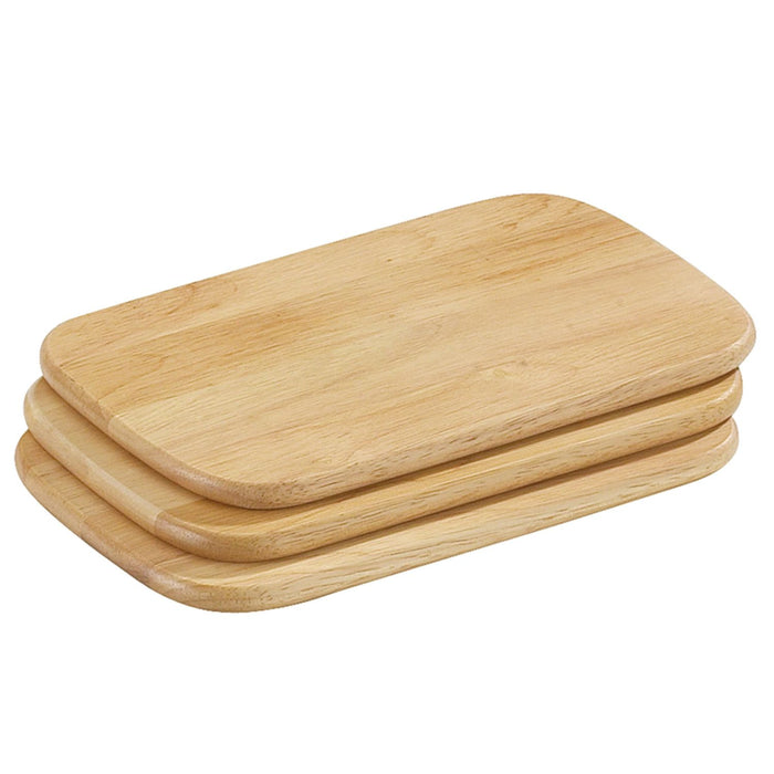 Zassenhaus Frühstücksbretter 3er-Set, hell 22 x 15 cm