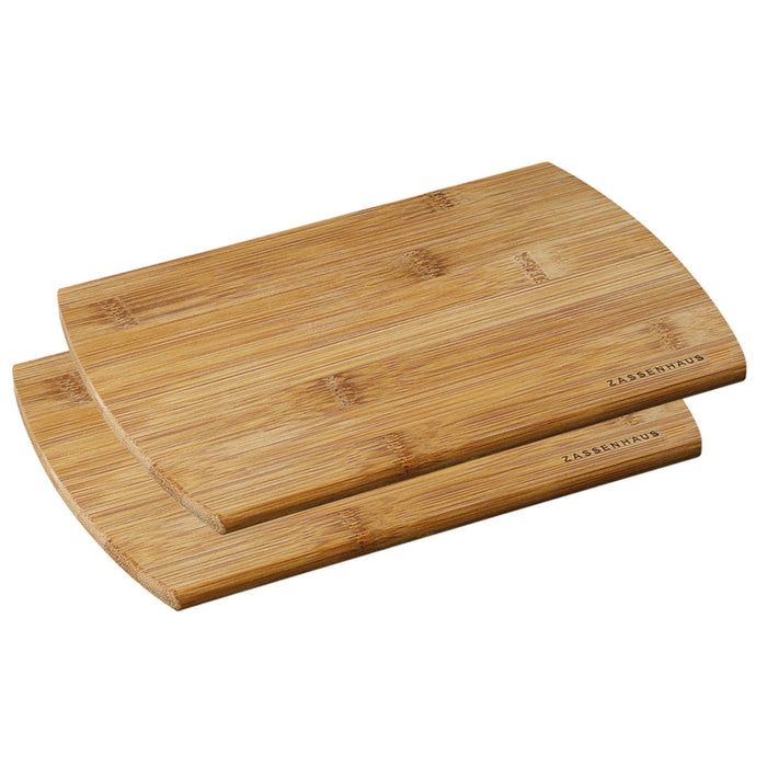 Zassenhaus Frühstücksbretter 2er-Set, Bambus 22 x 15 cm