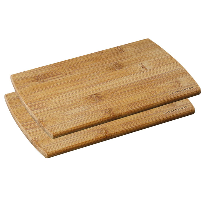 Zassenhaus Frühstücksbretter 2er-Set, Bambus 26 x 17 cm