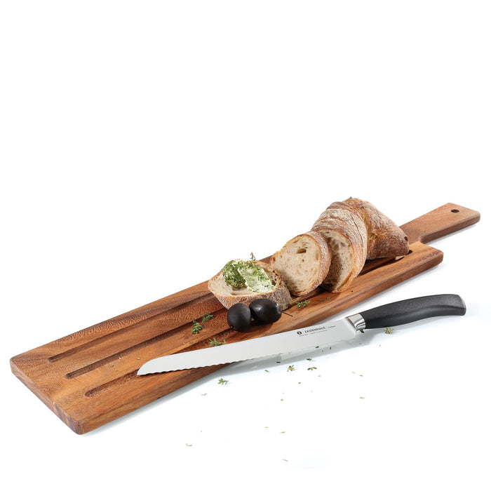 Zassenhaus Servier-/Baguettebrett, Akazie 60 x 13 cm