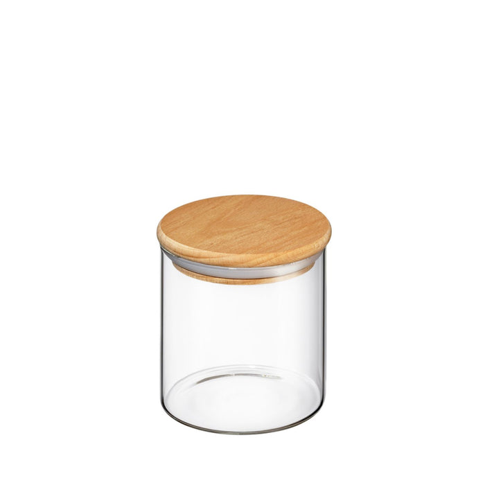 Zassenhaus Vorratsglas mit Holzdeckel 600 ml