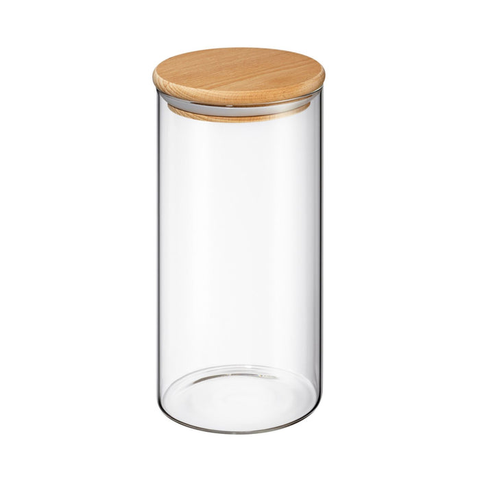 Zassenhaus Vorratsglas mit Holzdeckel 1300 ml