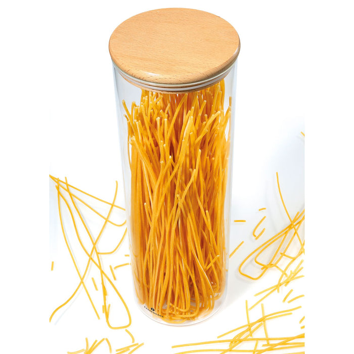 Zassenhaus Vorratsglas mit Holzdeckel 2000 ml