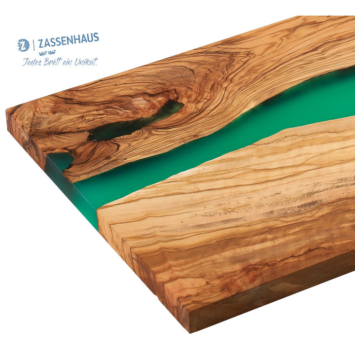 Zassenhaus Servierbrett, Olive grün 45 x 22 x 1,5 cm