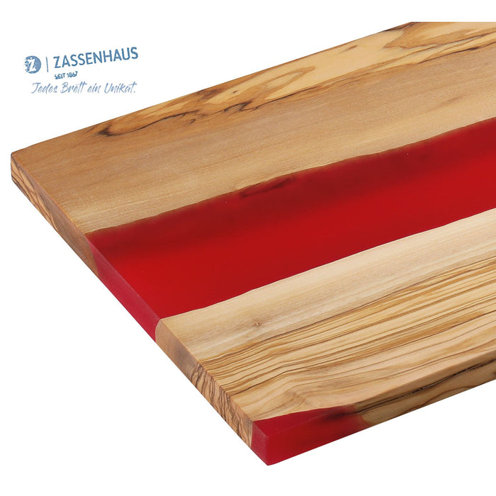 Zassenhaus Servierbrett, Olive rot 45 x 22 x 1,5 cm