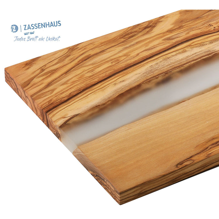Zassenhaus Servierbrett, Olive transparent 45 x 22 x 1,5 cm