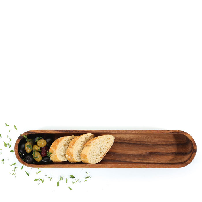 Zassenhaus Baguette-/Servierschale, Akazie 45 x 9,5 x 4 cm