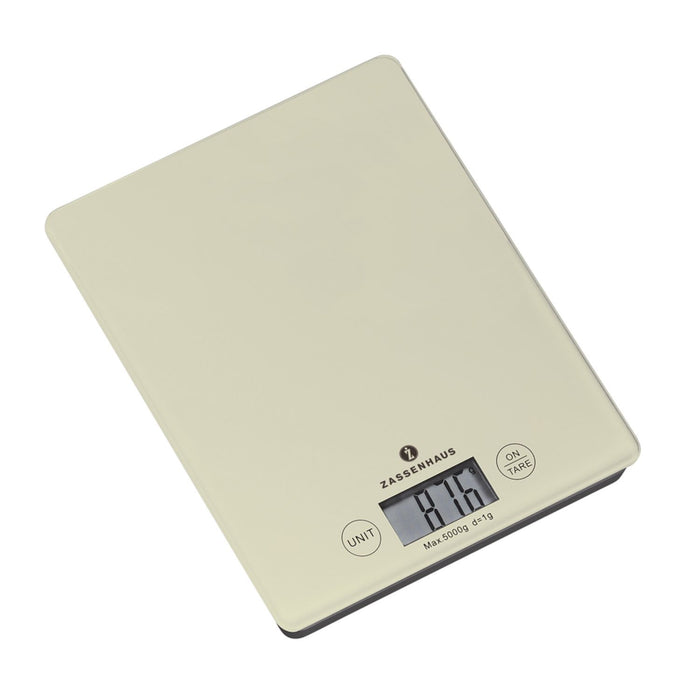 Zassenhaus Digitale Küchenwaage BALANCE, creme