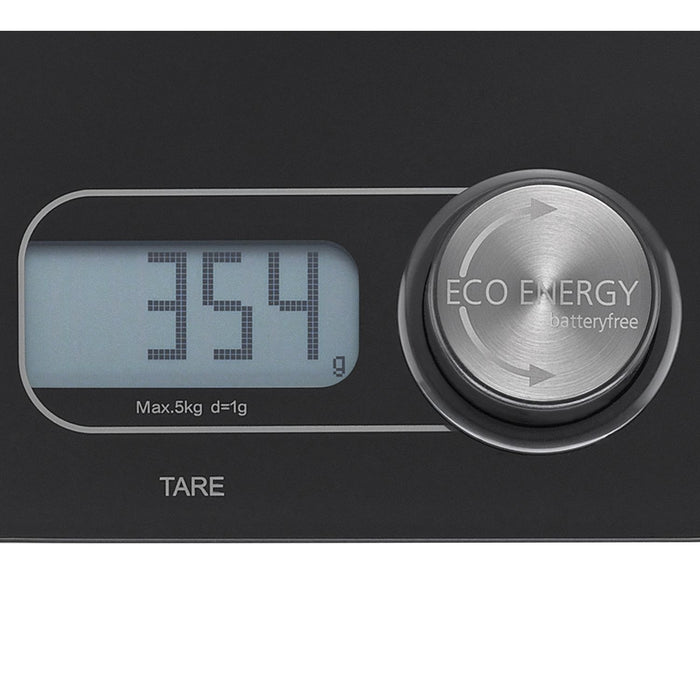 Zassenhaus Digitale Küchenwaage ECO ENERGY, schwarz