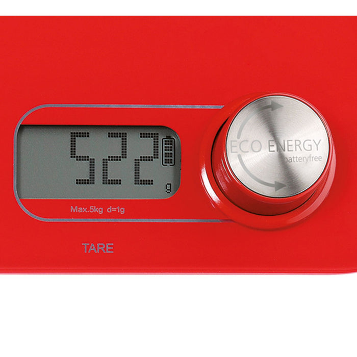 Zassenhaus Digitale Küchenwaage ECO ENERGY, rot