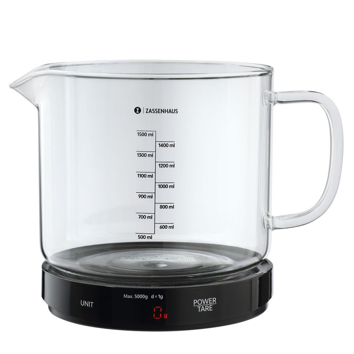 ZASSENHAUS Digitale Küchenwaage BAKE, schwarz