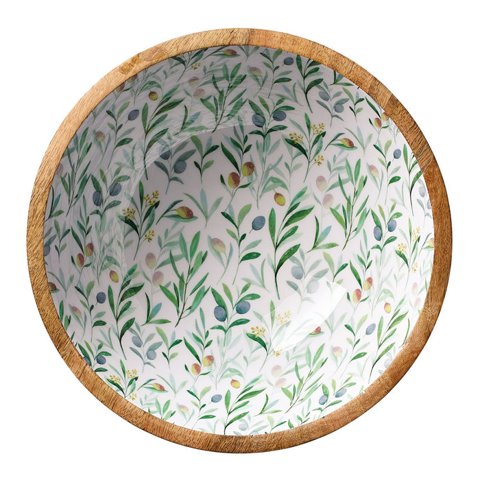 ZASSENHAUS Schüssel OLIVE, Mango, Ø 30 cm x 11,5 cm
