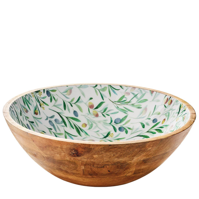ZASSENHAUS Schüssel OLIVE, Mango, Ø 35 cm x 12 cm