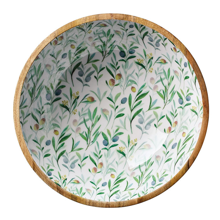 ZASSENHAUS Schüssel OLIVE, Mango, Ø 35 cm x 12 cm