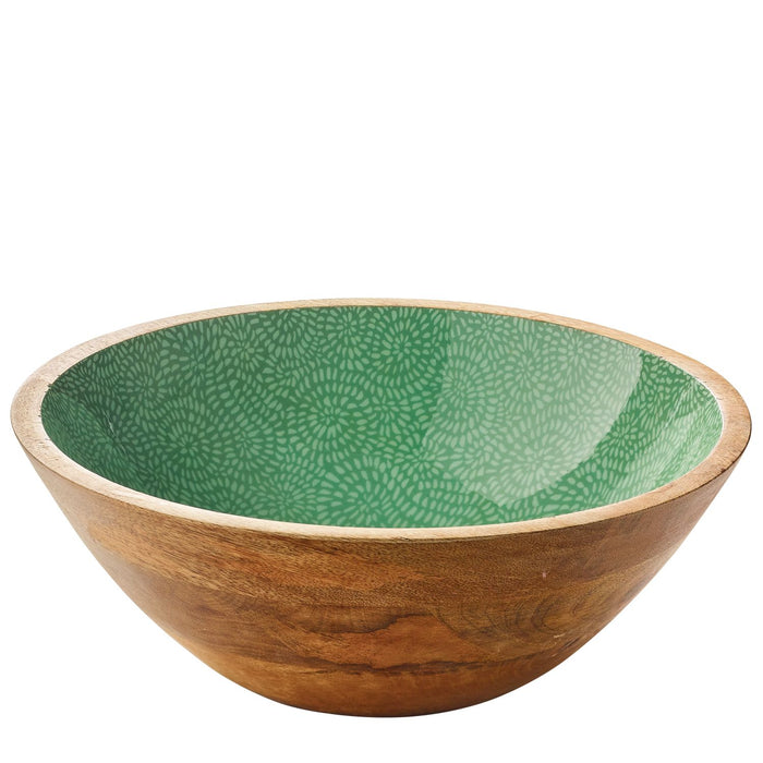 ZASSENHAUS Schüssel BRUSH GREEN, Mango, Ø 30 cm x 11,5 cm