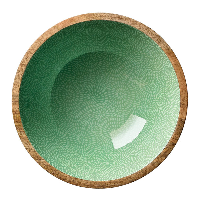 ZASSENHAUS Schüssel BRUSH GREEN, Mango, Ø 30 cm x 11,5 cm