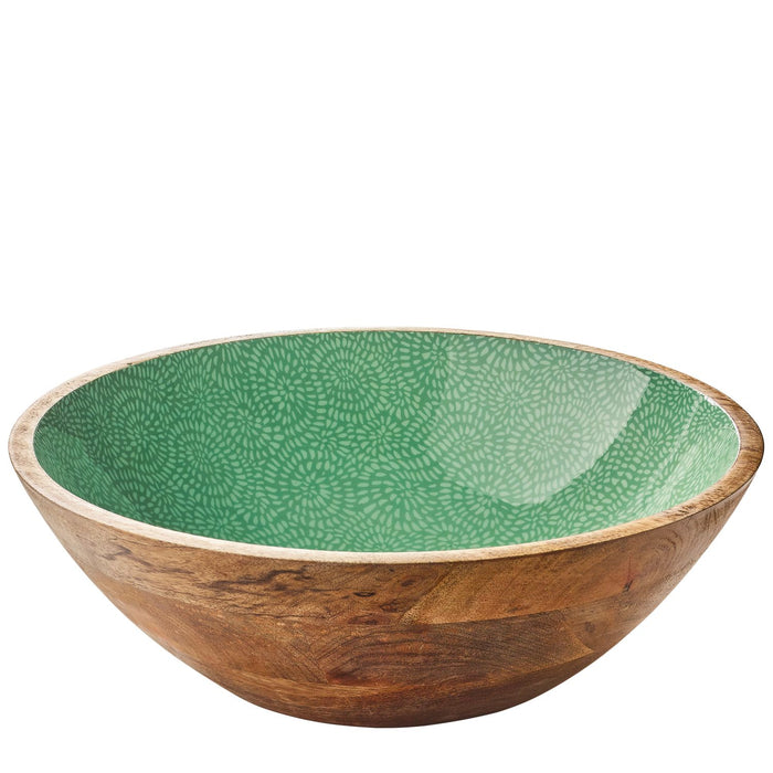 ZASSENHAUS Schüssel BRUSH GREEN, Mango, Ø 35 cm x 12 cm