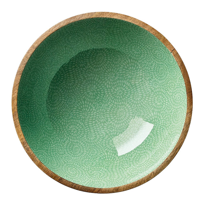 ZASSENHAUS Schüssel BRUSH GREEN, Mango, Ø 35 cm x 12 cm
