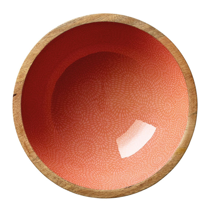 ZASSENHAUS Schüssel BRUSH CORAL, Mango, Ø 30 cm x 11,5 cm