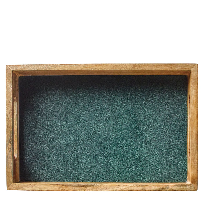ZASSENHAUS Tablett MINERAL COAL, Mango, 30,5 x 20 x 5,5 cm