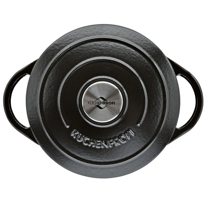 Küchenprofi Bratentopf rund, 22 cm classic black