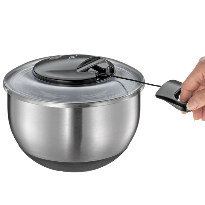 Küchenprofi Salatschleuder TURBO, Edelstahl