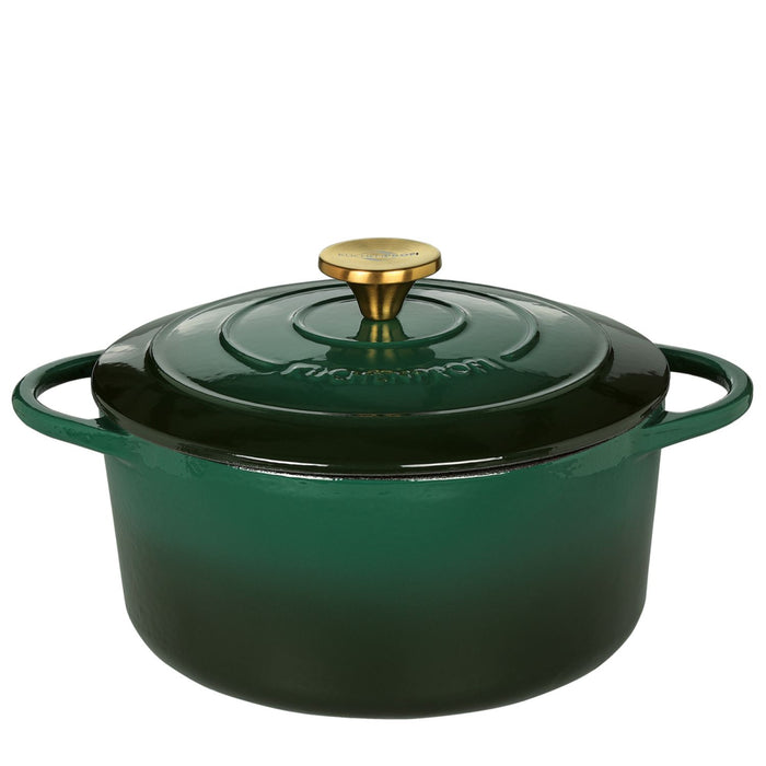 Küchenprofi Bratentopf rund, 24 cm racing green