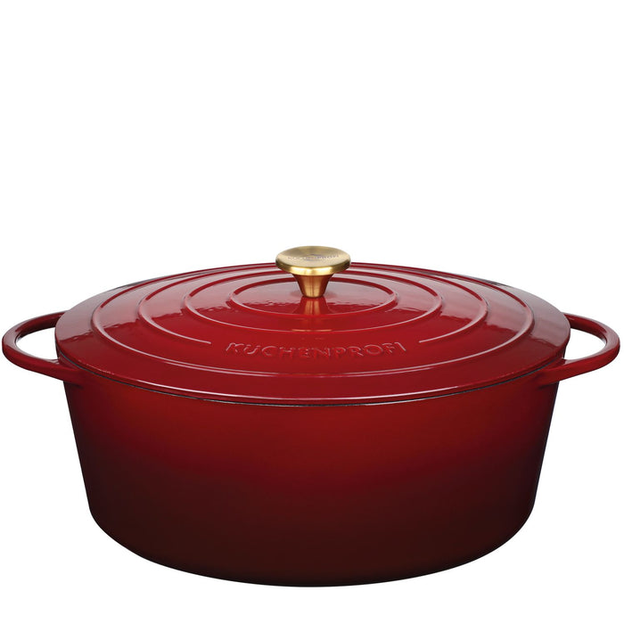 Küchenprofi Bratentopf oval, 35 cm médoc