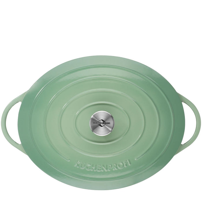 Küchenprofi Bratentopf oval, 33 cm jade