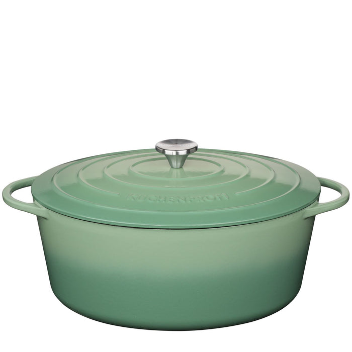 Küchenprofi Bratentopf oval, 35 cm jade