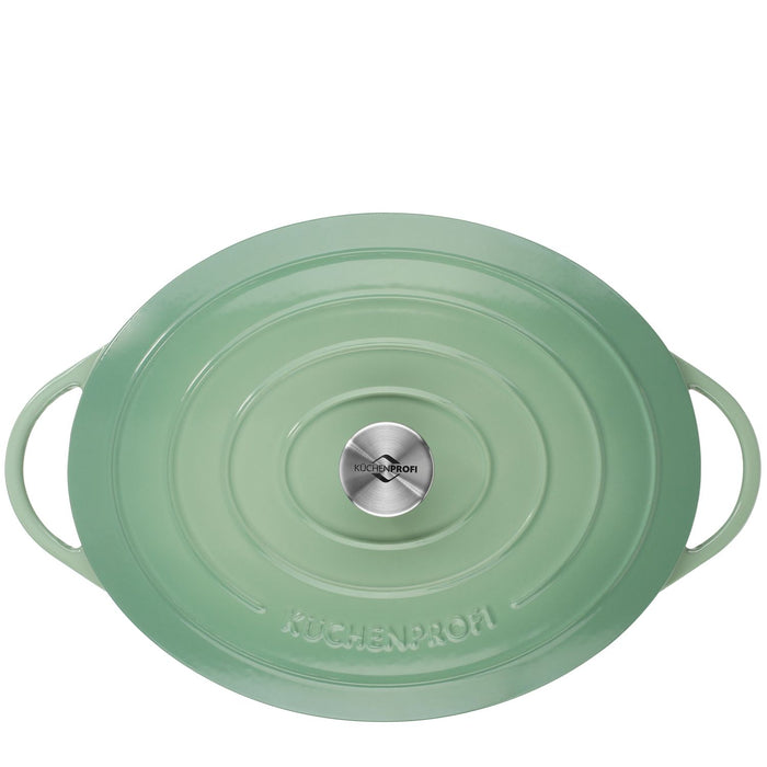 Küchenprofi Bratentopf oval, 35 cm jade