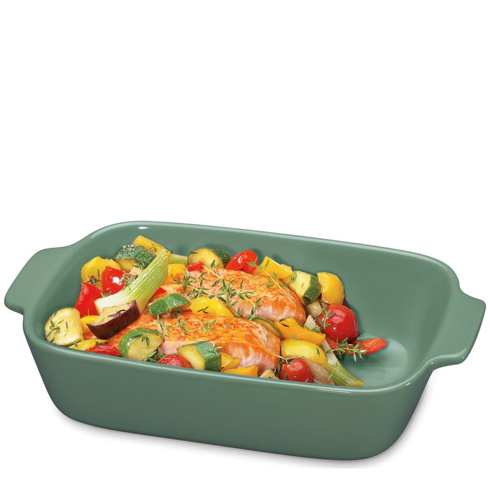 Küchenprofi Gratinform PORTO rechteckig 30 cm, jade