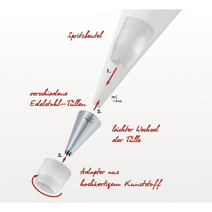 Küchenprofi Tüllen-Adapter