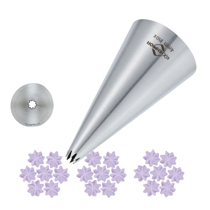 Küchenprofi Sterntülle 4 mm