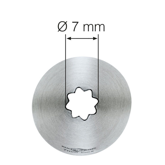 Küchenprofi Sterntülle 7 mm